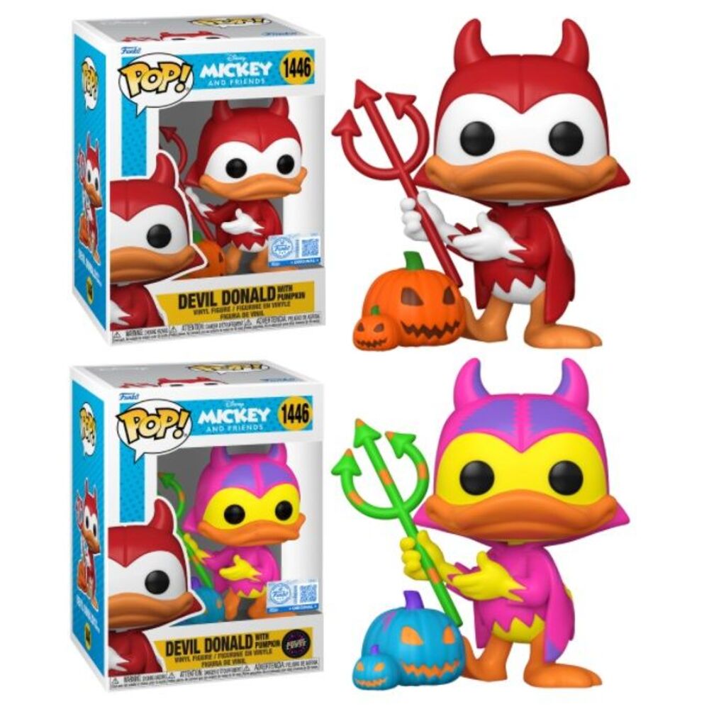 Devil Donald Duck (Disney) Funko Pop! Combo (2) w/CHASE